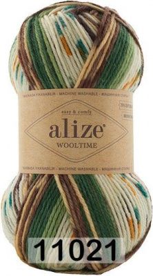 ALIZE WOOLTIME (11021); 75% шерсть супервош, 25% полиамид; 100 г / 200 м