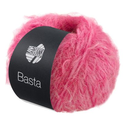 Пряжа Lana Grossa BASTA 08 (ярко-розовый); Состав: Полиамид, 50 % Мериносовая шерсть; 50 гр / 100 м