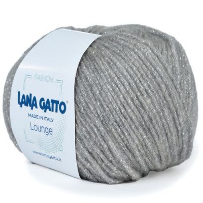 Пряжа Lana Gatto Lounge (30499); Состав: 46% Хлопок, 34% Шерсть, 8% Полиамид, 12% Металлизированная нить / 50 гр. - 120 м.